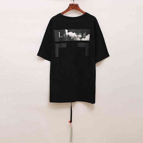 

summer mens loose t shirts fashion tees designers offs brands man women casual t-shirt luxury clothing letter arrow black white tshirts str, White;black