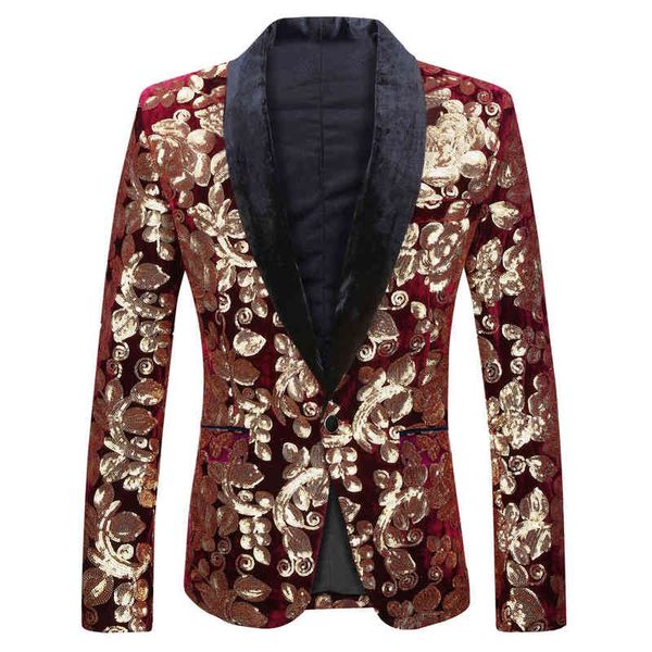 

men's suits & blazers wine red velvet sequin slim suit coat banquet bridegroom wedding stage singer dress, White;black