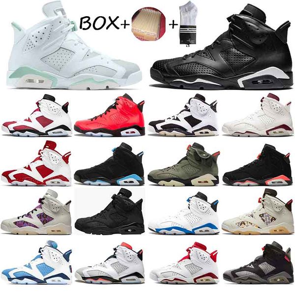 

jumpman 6 6s oreo mens basketball shoes midnight navy maroon mint foam unc british khaki triple black infrared white electric green carmine, White;red