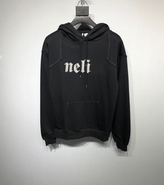 

new aop jacquard letter knitted sweater in autumn / winter 2022acquard knitting machine e custom jnlarged detail crew neck cotton c4ef42s3, Black