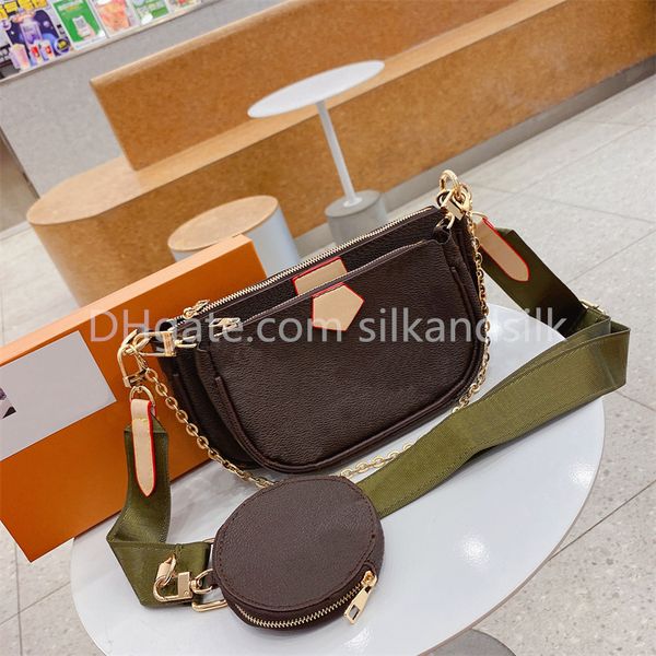 

designer bags cross body one shoulder messenger bag slung chain three-in-one under the arm broadband printed fashion mahjong luxury bag with