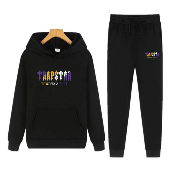 

trapstar london tracksuit designer style basketball tracksuits sportswear brand autumn clothing trousers womens joggers man runnin3316, Gray