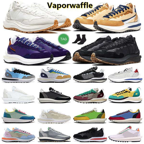 

vaporwaffle waffle running shoes for mens womens ldwaffle ldv sail pure platinum dark iris sesame royal fuchsia trainers sports sneakers