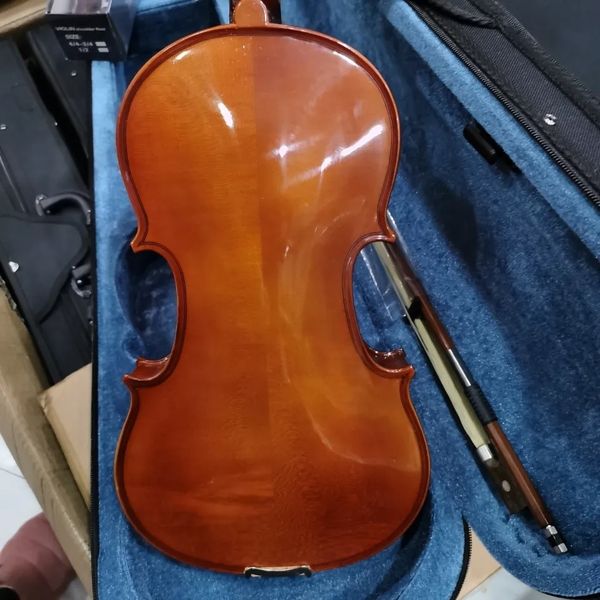 Violino de madeira sólida mestre Luthier Made Violin 4/4 Tamanho completo Violino Profissional para Adultos e Infantil 4/4 Instrumento de Tocação