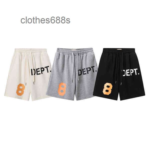 

short designer gallerydept 22ss new shorts men's summer wear lesbian sports running trendy slacks fashion trend short iome, White;black