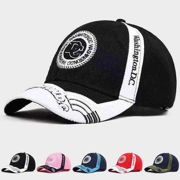 

designer trucker straw cowboy hat man woman foreign trade cross-border european american new embroidery tide letter duck tongue popular casu, Blue;gray