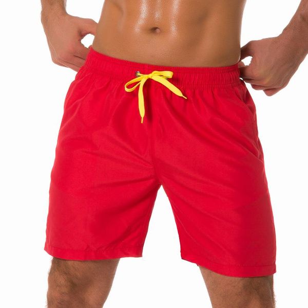 

men's shorts men's solid color quick-drying waterproof mesh thin surf pants casual large pantsmen's, White;black