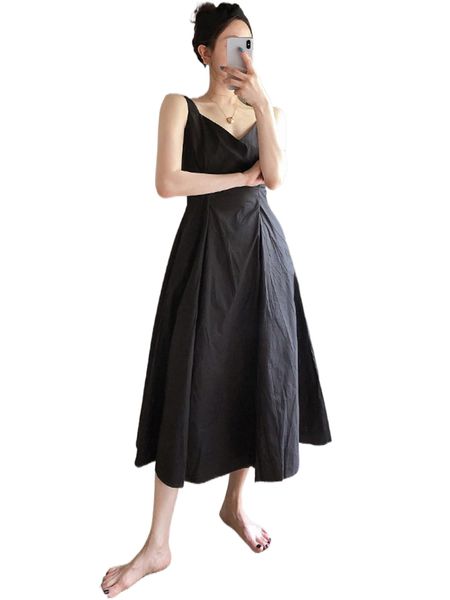 

dazy solid cami dress b1go#, Black;gray