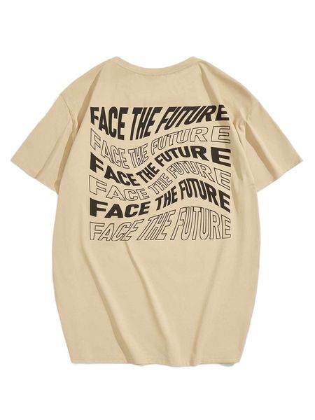 

men slogan graphic tee u1ok#, White;black