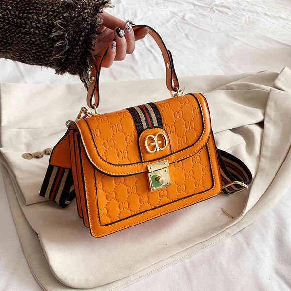 

2022 new designer handbags spring indentation hand texture diagonal cross