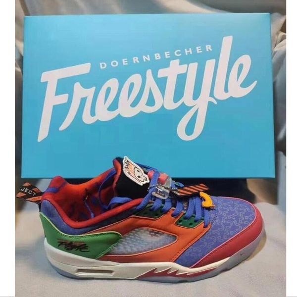 Low 5 Doernbecher Michael 5s 2022 Scarpe da basket di alta qualità con scatola all'ingrosso 40-47,5 Sneakers da uomo