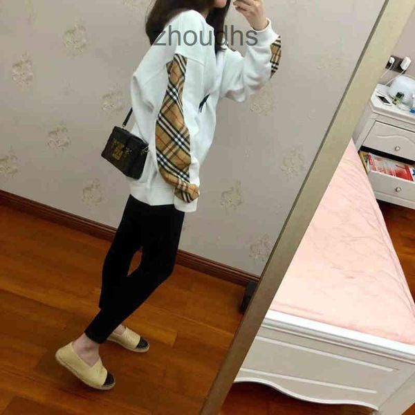 

brand 2022 designer classic b br hoodies jacket coats autumn winter stitched pure cotton sweater men's women's, Black