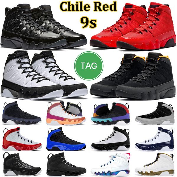 

jumpman og 9 men basketball shoes 9s chile red university blue gold barons particle grey bred patent space jace anthracite mens trainers