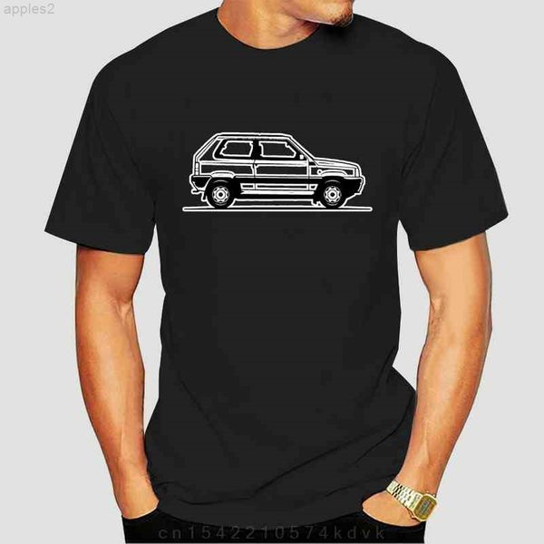 

motorholics mens original sketch fiat panda 4x4 t-shirt s - 5xl 4153x, White;black