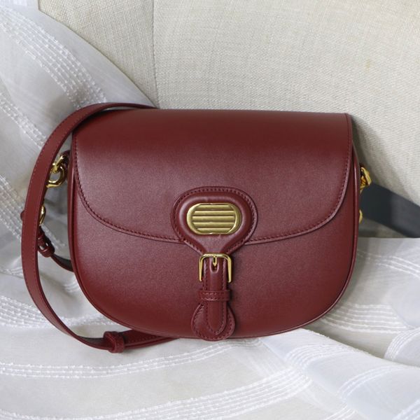 

designer bag chain crossbody burgundy shoulder fashion leather handbags 22cm