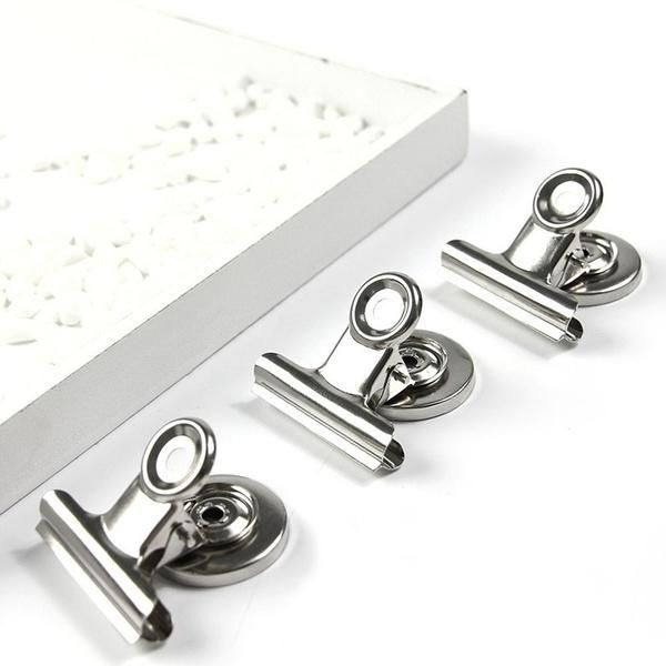 Haken Schienen 3 Größen Metall Runde Kühlschrank Magnetische Aufkleber Clips Wand Memo Hinweis Nachricht Magnet Klemme Halter Whiteboard Werkzeuge