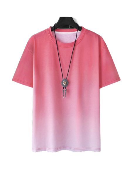 

romwe guys ombre tee w4vf#, White;black