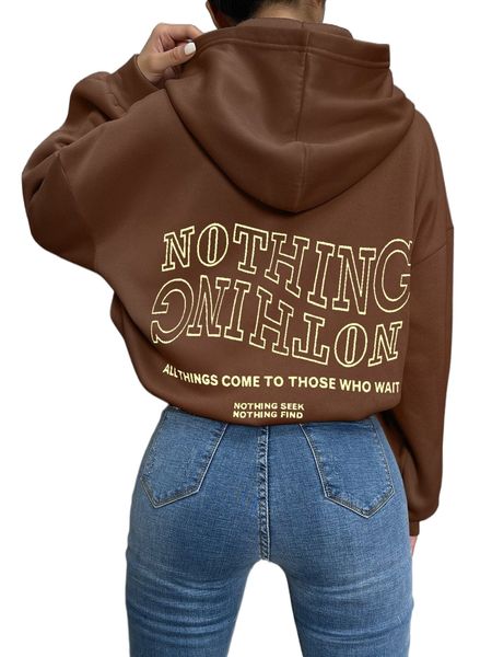 

slogan graphic drop shoulder hoodie p2vj#, Black