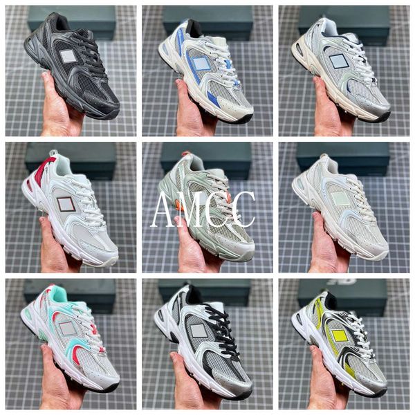 

nb 2022 530 casual shoes black white red silver metallic blue moonbeam sea salt men designer sneakers women low trainers
