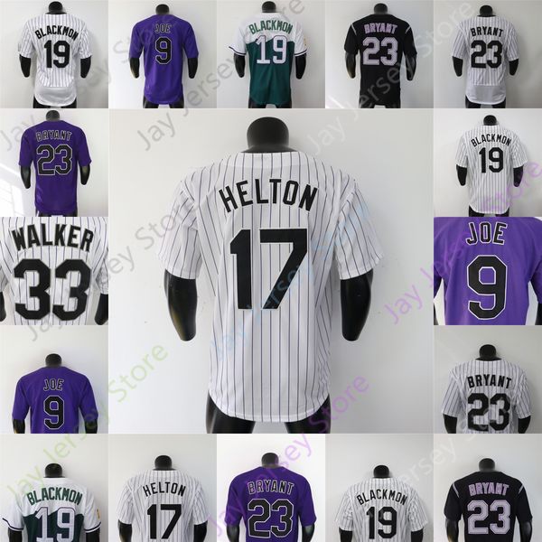 

2022 city connect jersey connor joe todd helton charlie blackmon kris bryant black white pinstripe purple men women youth, Blue;black