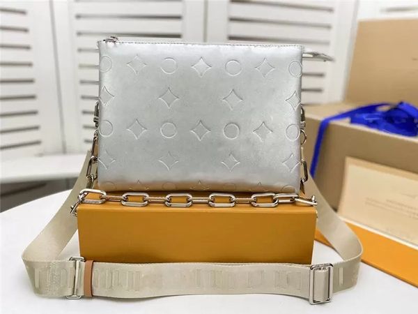 

designer handbags luxury bag fall in love coussin pm dragee leather women shoulder bag fashion full skin embossing purses