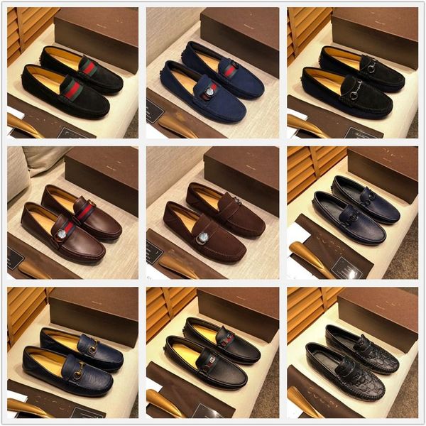 

aa designer white loafers men genuine leather shoe man moccasins boat shoes slip on mens driving shoes loafer soft luxury brand male flats 1, Black