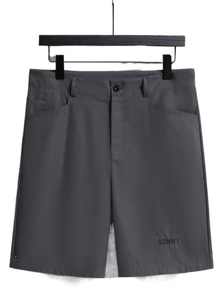 

men letter embroidery straight leg shorts q7ki#, White;black