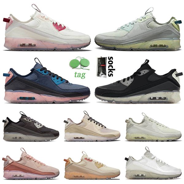 

2022 sports 90s running shoes 90 terrascape mens women sneakers pomegranate grey haze dark teal green seafoam obsidian black lime ice light