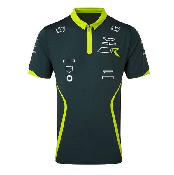 

2022 new f1 formula one t-shirt half sleeve polo quick dry suit team racing suit custom official same style