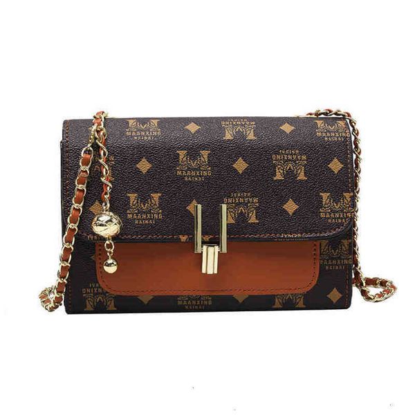 

black brown bag women's s chain shoulder handbags personalized versatile messenger small square