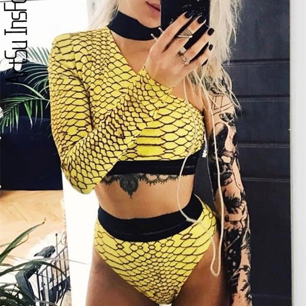 

2 piece short set women one shoulder yellow off shoulder crop shorts boho summer tracksuit suits swimming beach sets outfit 220505, White