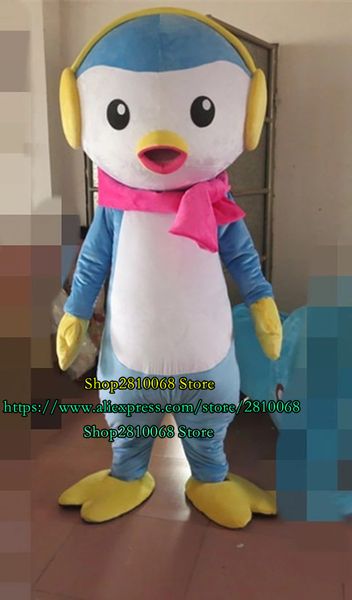 Mascote boneca traje pinguim mascote traje conjunto de aniversário festa de aniversário personagem de desenho animado adulto carnaval halloween 1108