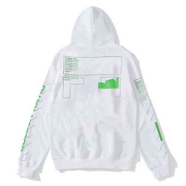 

mens luxury offs classic sweatshirts fashion brand hoodie designers letter pullover back oil paint arrow x men women t shirt hoodies jacket, Black