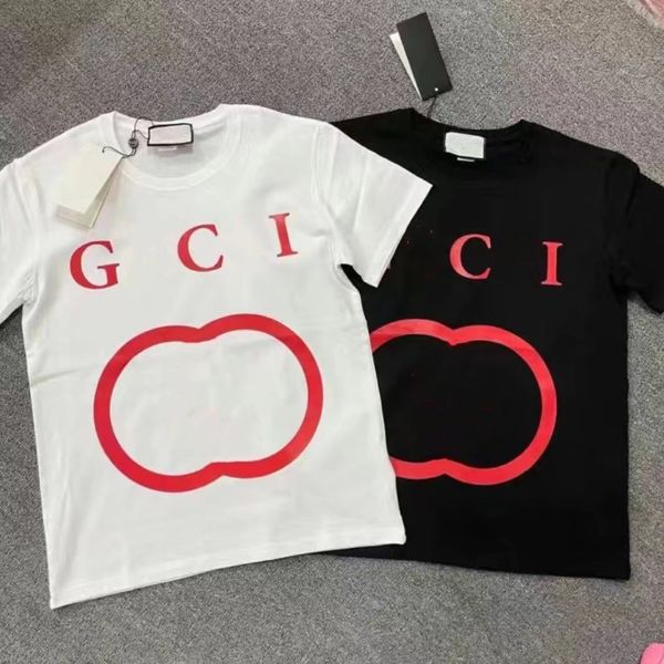 

italy mens womans t shirt america europe funny paris designer wrinkle shrink pilling cotton print applique letter fashion elfbar channel ucc, White;black