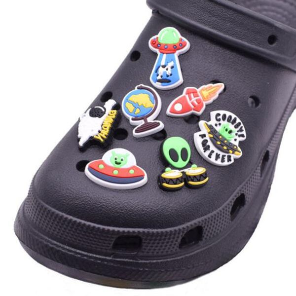 

creative series skull croc shoe charms pvc shoecharms buckle shoes part accessories clog charms wristband decoration button, White;pink
