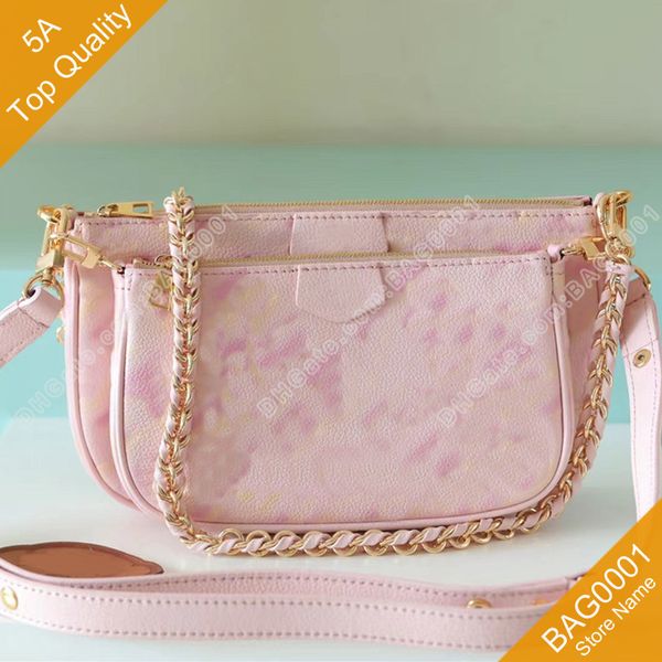 

shoulder bags women bags multiple pockets two in one m46093 fashion fresh gradient hobos soft leather painted shoulderbag with box b319 5a t