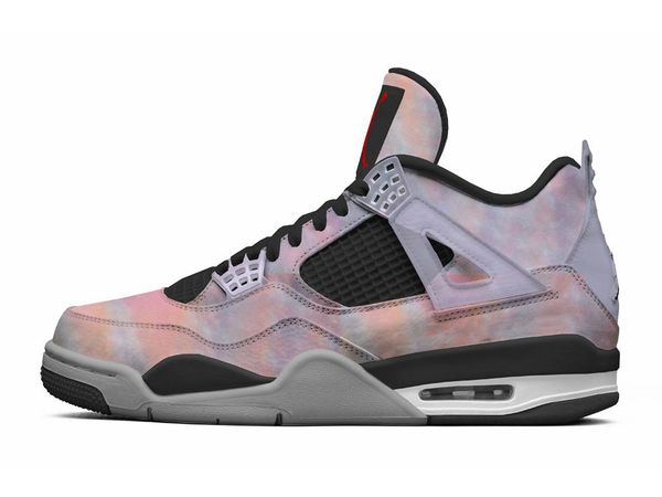 

2022 release authentic 4 zen master men basketball shoes se university blue shoes guava ice fire red noir kaws 4s white bred sail cactu liqs, Black