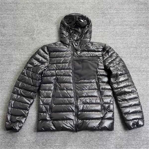 

designer jacket men down winter hooded lightweight lens parka black casual warm sportswear couple coat