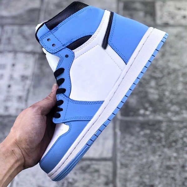 

sity blue jumpman 1 men mid high basketball shoes 1s chaussures mens trainers designer sneakers zapatos us5 512u1yga5k2