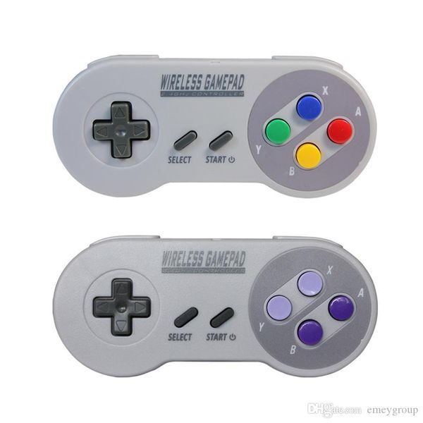 

new wireless gamepads 2.4ghz joypad joystick controller for nes (snes)super nintendo classic mini console remote accessories