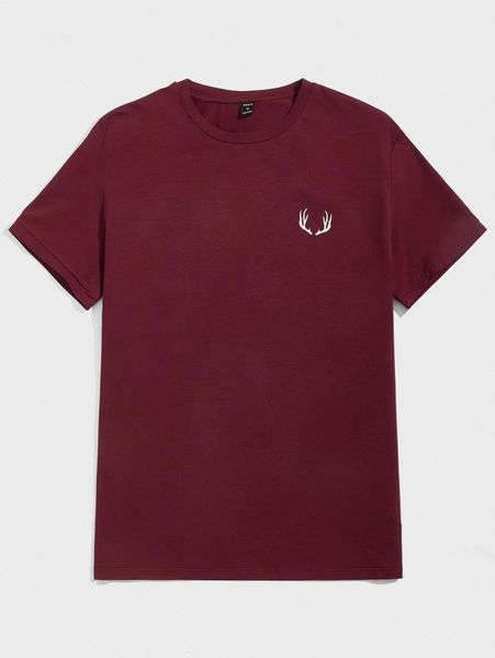 

men graphic pattern tee l25f#, White;black