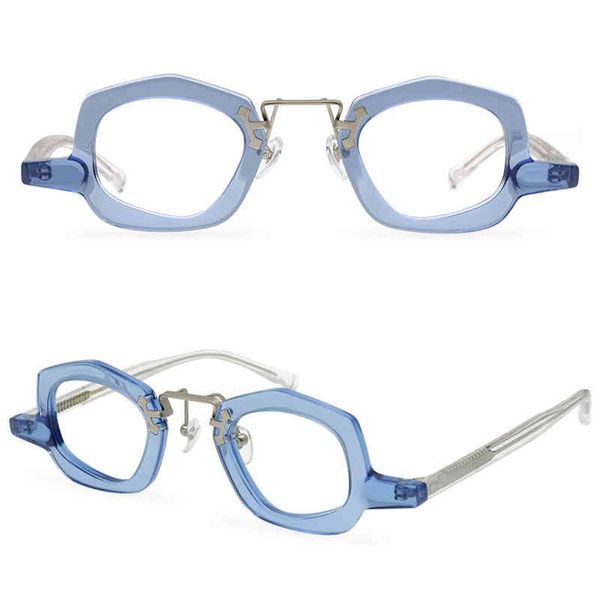 

personalized special-shaped glasses are decorated with full frame plate, and candy colored flat light glasses are popular on the street, White;black