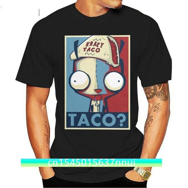 

motisure invader zim gir big size mens tshirt black mans unique cotton short sleeves oneck t shirt 220702, White;black