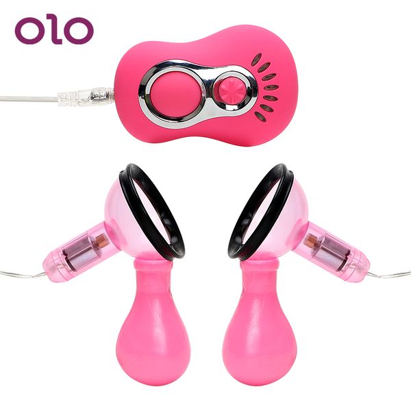 Olo 7 velocidades vibrando mamilo mamalhador bomba vibrador massager peito clitóris estimulador sexy brinquedos para mulheres adultos Products