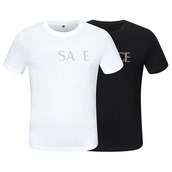 

2022ss mens t shirts classic style summer breathable crew neck short sleeve designer t shirt fashion casual advanced tees, White;black
