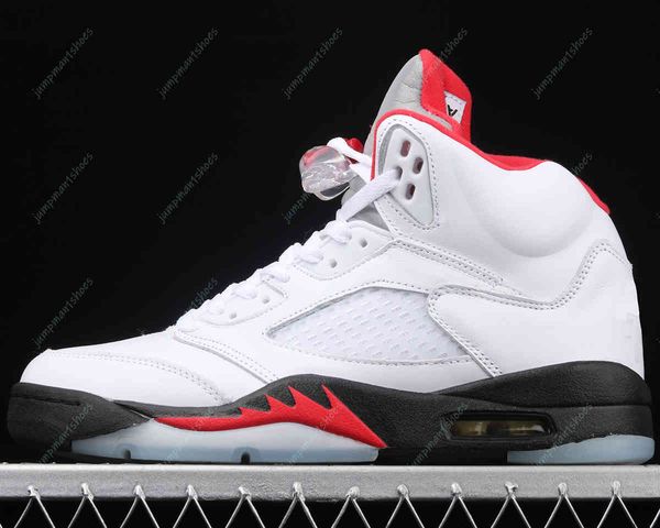

fire red suede basketball shoes 5s jumpman 5 fashion sneaker