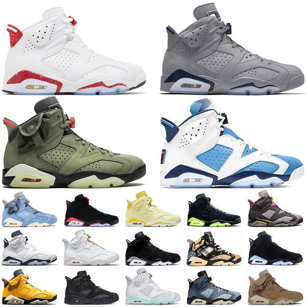 

jumpman 6 6s vi men women designer basketball shoes retro red oreo georgetcown tiffany blue cactus jack unc washed denim sports sneakers tra