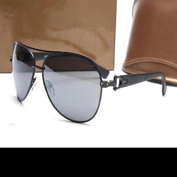 

sunglasses eyewear sun glasses designer brand black metal frame dark 50mm glass lenses for mens womens better 3302313v, White;black