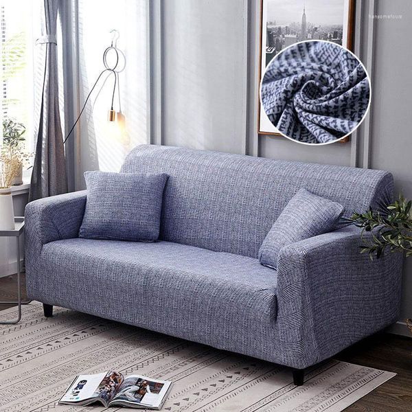 Stuhlhussen 20 Sofabezug Baumwolle Elastische Schonbezüge Große Elastizität Couch Loveseat Corner Sectional für Wohnzimmer