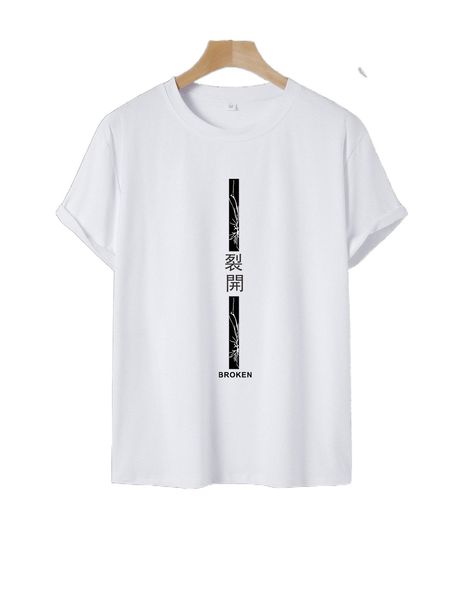 

men letter graphic tee 82ye#, White;black